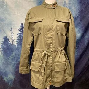 Alternative 100 % Cotton  ‎ Army Green Full Zip Jacket Size M